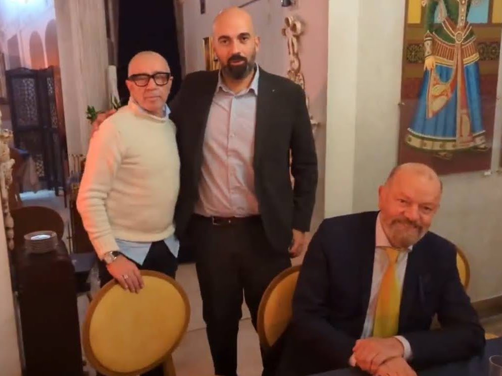 Sabino Barletta, Dario Iacono, architetto Antonio Beltrame